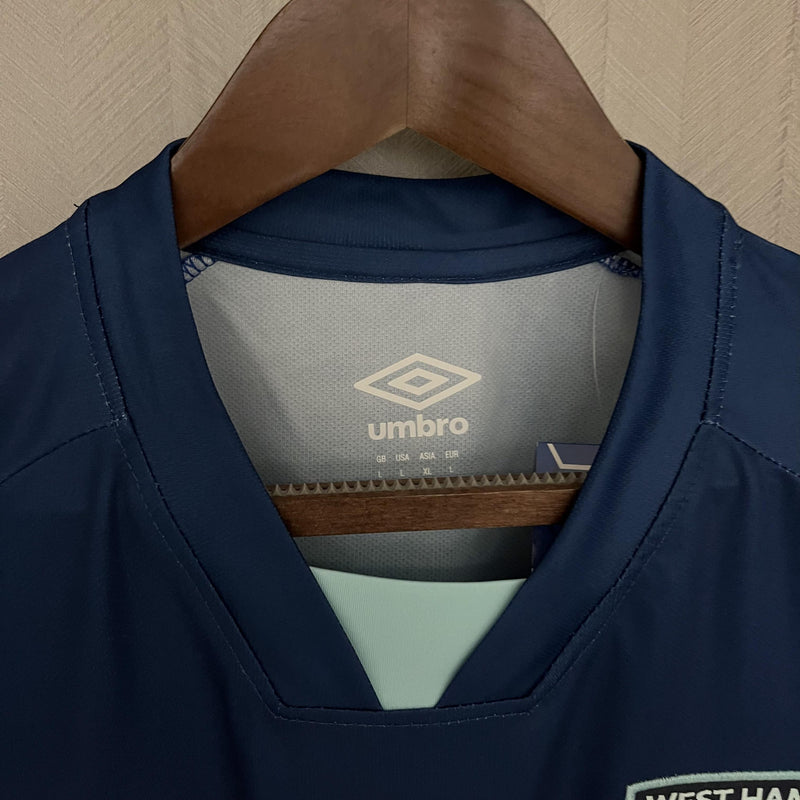 Camisa West Ham 2023/24 III Third - Torcedor - Azul
