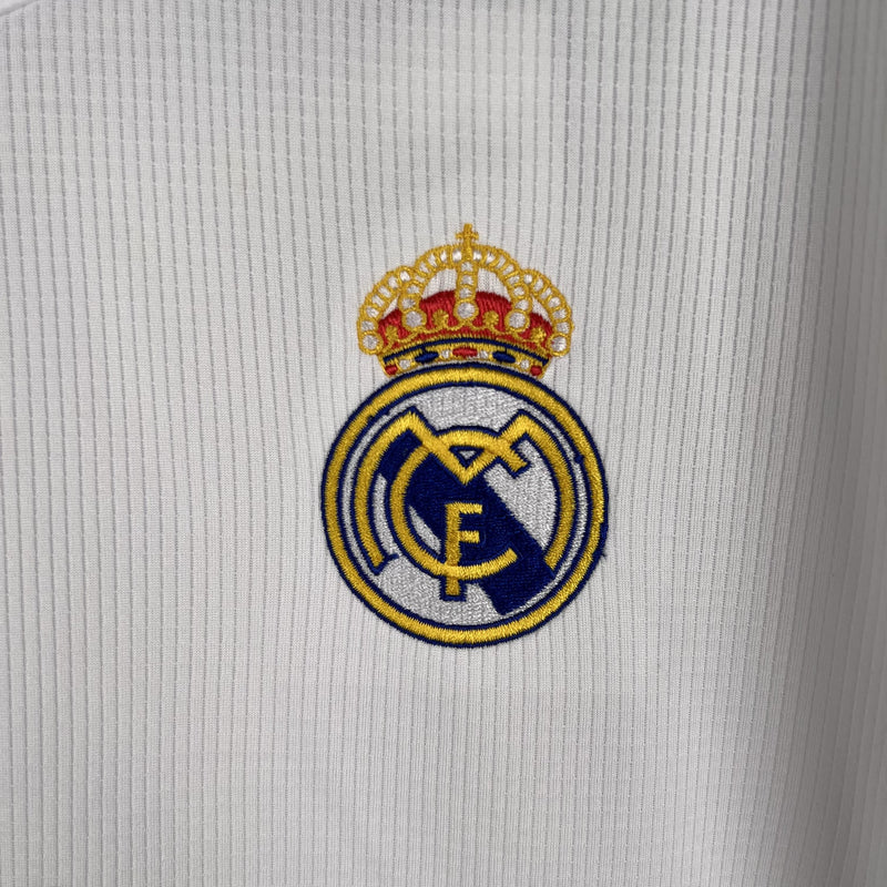 Camisa Retrô Real Madrid 2019/2020 I Home - Manga Longa Adidas