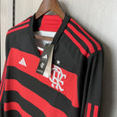 Camisa Flamengo 2024/25 I Home - Torcedor Manga Longa