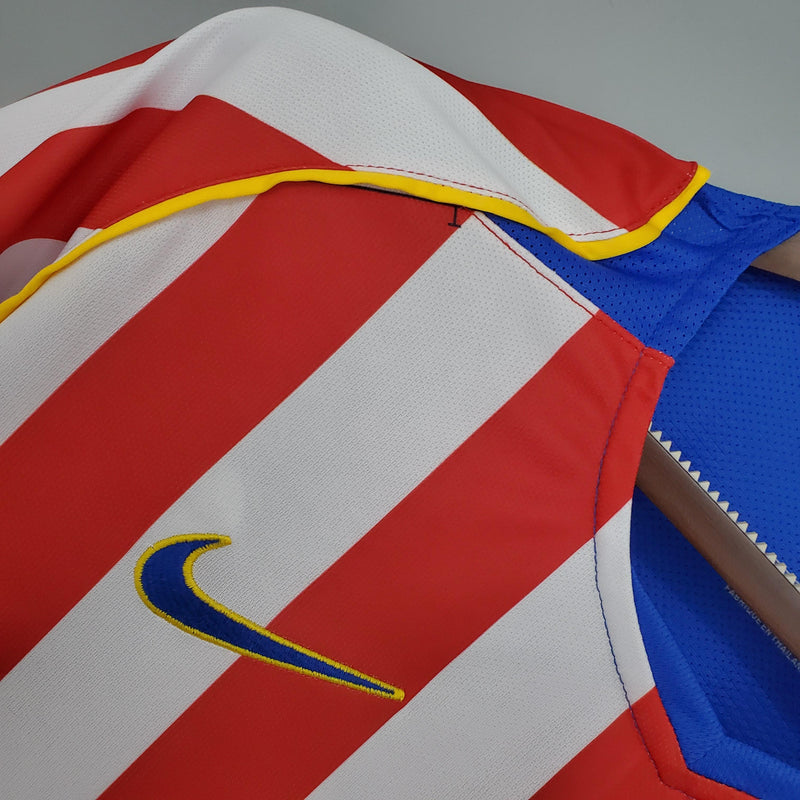 Camisa Retrô Atlético de Madrid 2004/2005 Patrocínio Homem Aranha - I Home - Nike