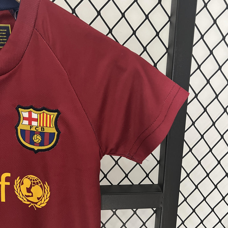 Conjunto Infantil Retrô - Barcelona 2008/09 I Home