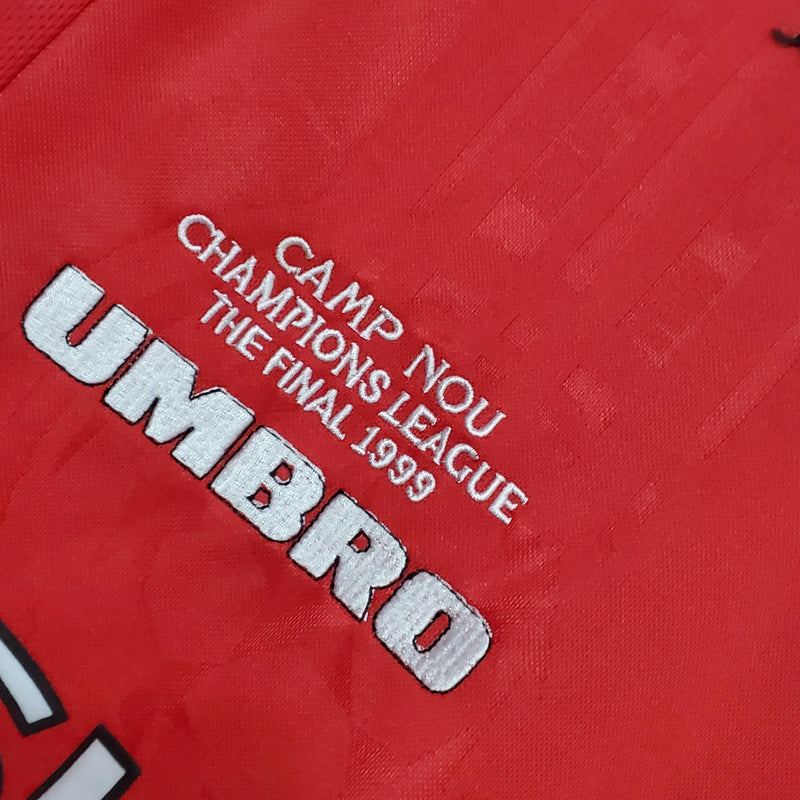Camisa Retrô Manchester United 1999/2000 I Home - Umbro