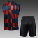 24/25 Conjunto Treino Barcelona Regata - Vermelho e Azul