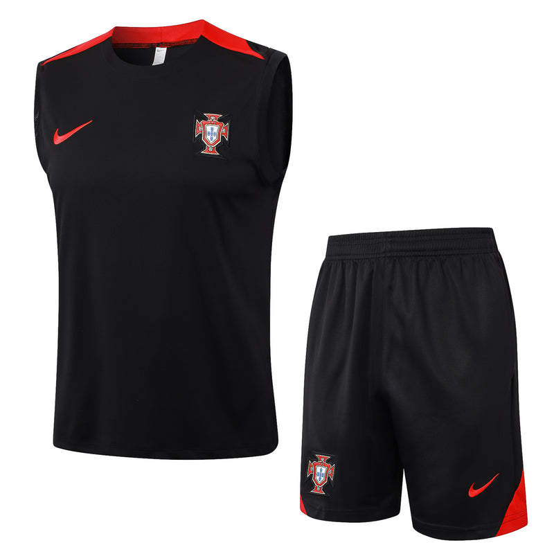 24/25 Conjunto Treino Portugal- Regata - Preto
