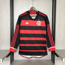 Camisa Flamengo 2024/25 I Home - Torcedor Manga Longa