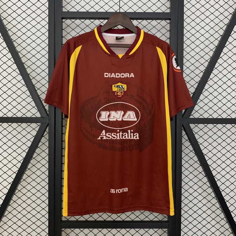 Camisa Retrô Roma 1997/1998 I Home - Diadora