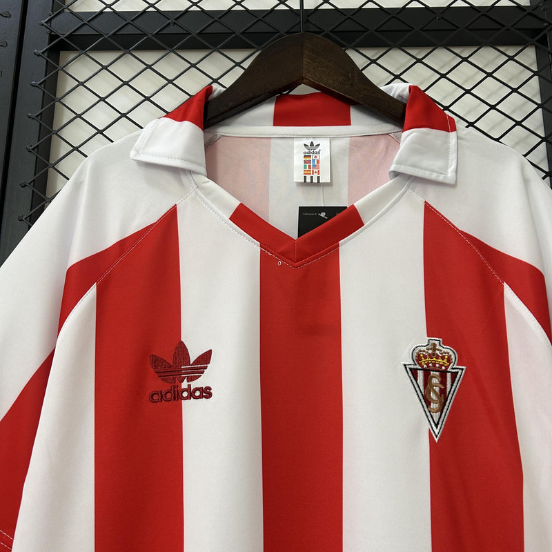 Camisa Retrô Sporting Gijon 1986/1987 I Home - Adidas