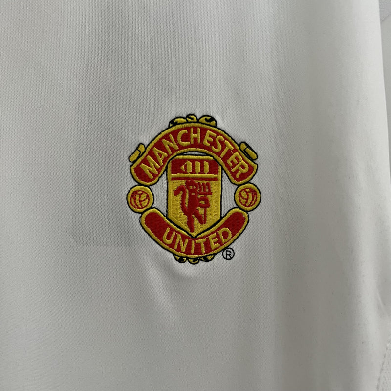 Camisa Retrô Manchester United 2002/2003 II Away - Branca - Nike