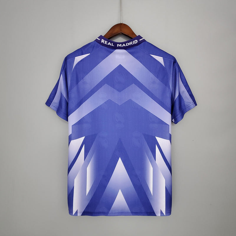 Camisa Retrô Real Madrid 1996/1997 II Away - Roxa - Kelme