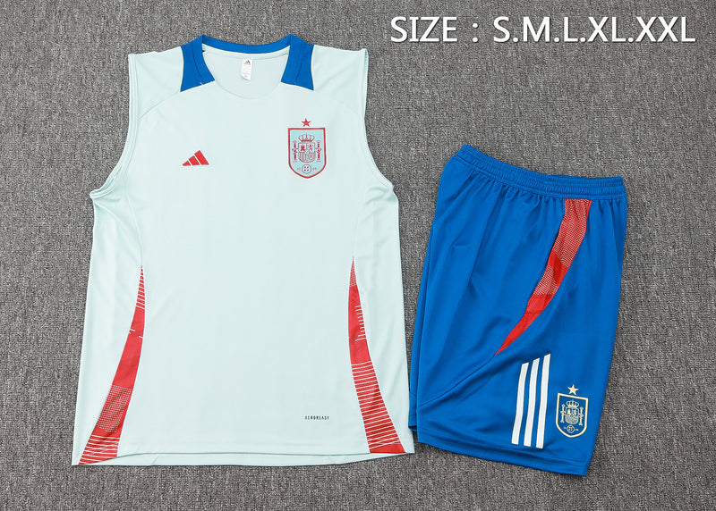 24/25 Conjunto Treino Espanha- Regata - Azul Fraco