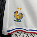 Short França 2024/2025 Euro II Away - Branco