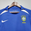 Camisa Retrô Brasil 2002 II Away - Azul - Nike