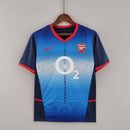 Camisa Retrô Arsenal 2002/2004 II Away - Azul - Nike