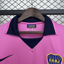 Camisa Retrô Boca Juniors 2013/2014 II Away - Manga Longa - Rosa