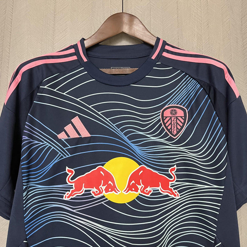 Camisa Leeds United 2024/25 III Third - Torcedor - Azul Escuro