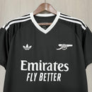 Camisa Arsenal 2024/25 Goleiro Preta - Torcedor