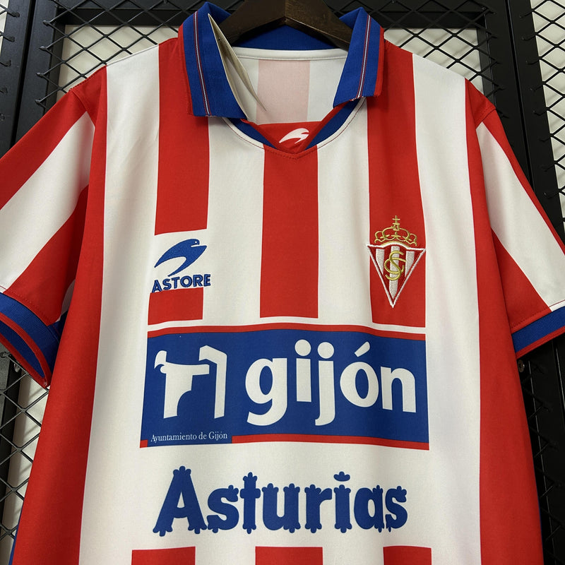Camisa Retrô Sporting Gijon 2001/2002 I Home - Astore