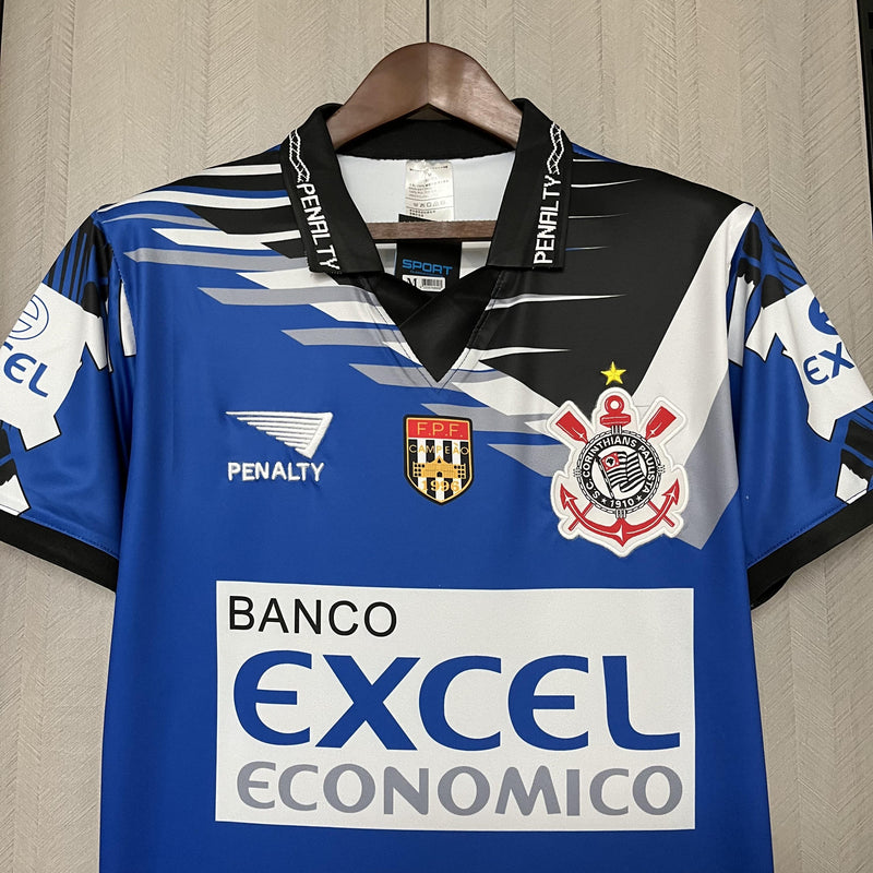 Camisa Retrô Corinthians 1998 II Third - Azul - Penalty