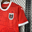 Camisa Austria 2024/25 Euro I Home - Torcedor