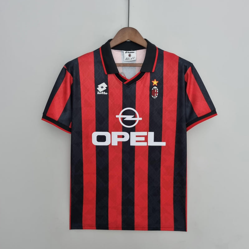 Camisa Retrô Milan 1995/1996 I Home - Lotto