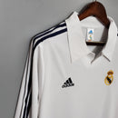 Camisa Retrô Real Madrid 2002 I Home - Manga Longa Adidas