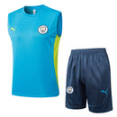 24/25 Conjunto Treino Manchester City Regata - Azul Claro