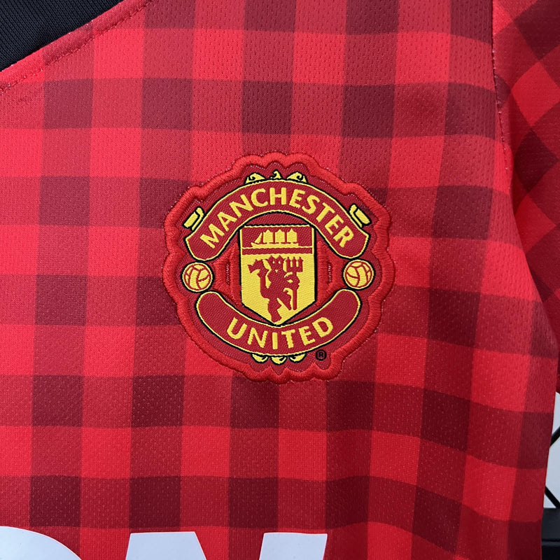 Conjunto Infantil Retrô - Manchester United 2012/13 I Home