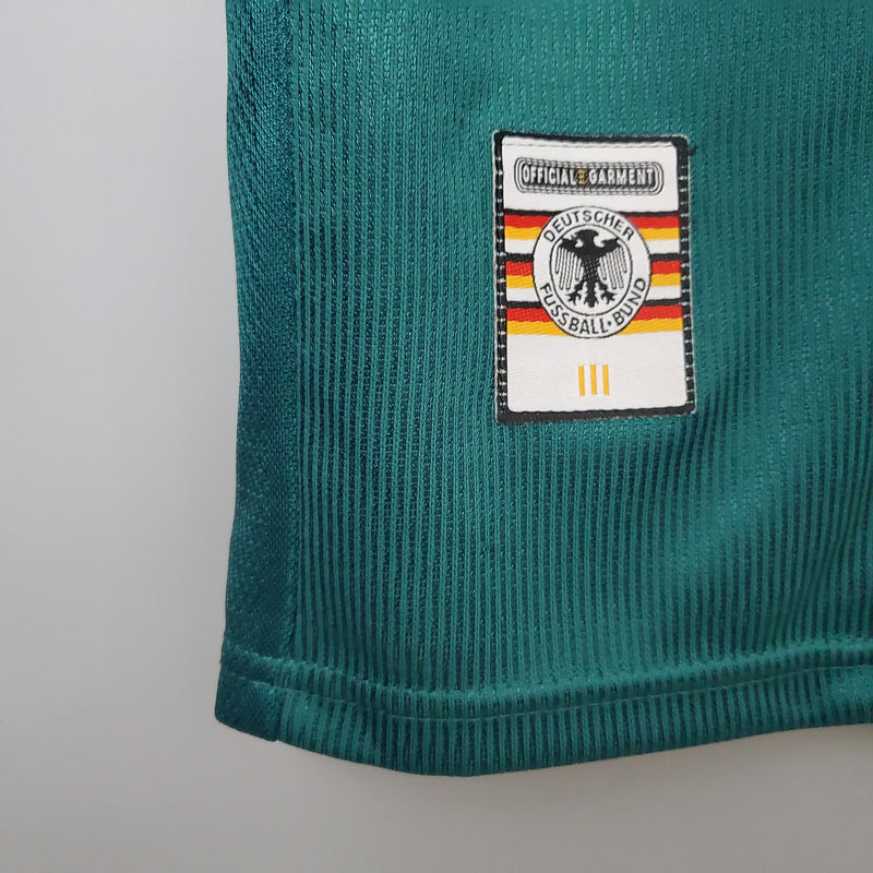Camisa Retrô Alemanha 1998 II Away - Verde - Adidas
