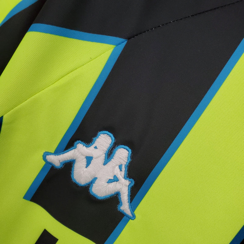 Camisa Retrô Manchester City 1998/1999 II Away - Verde - Kappa
