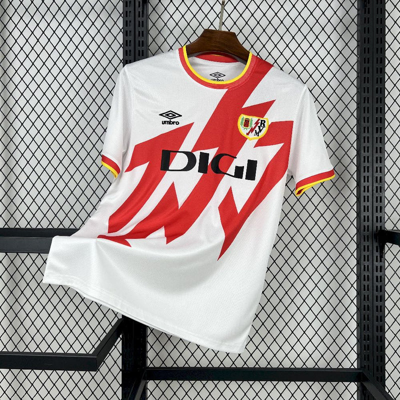 Camisa Rayo Vallecano II Away - Torcedor - Branca