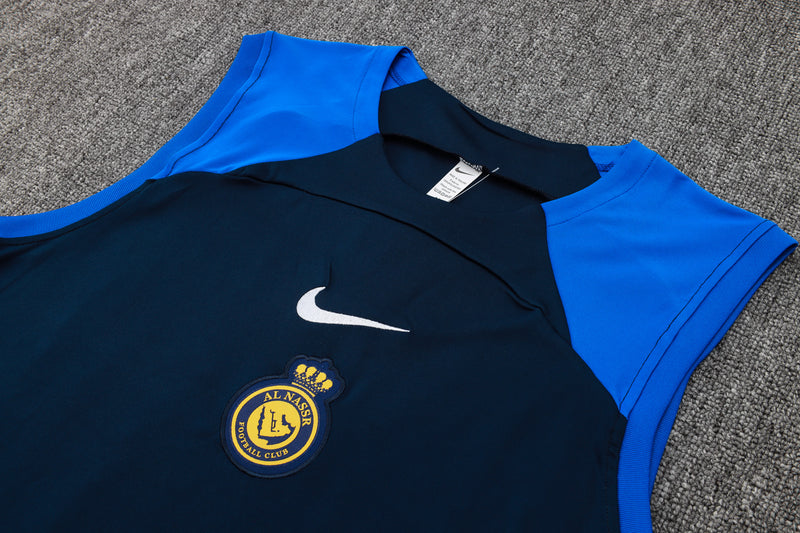 23/24 Conjunto Treino Al Nassr - Regata Calor - Azul