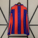 Camisa Retrô Barcelona 1996/1997 I Home - Kappa Manga Longa