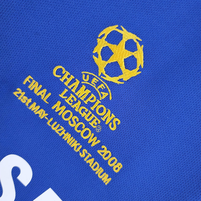 Camisa Retrô Chelsea 2008 Final Champions I Home