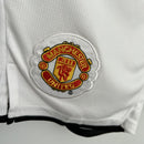Short Retrô Manchester United 2007/2008 I Home - Branco - Nike