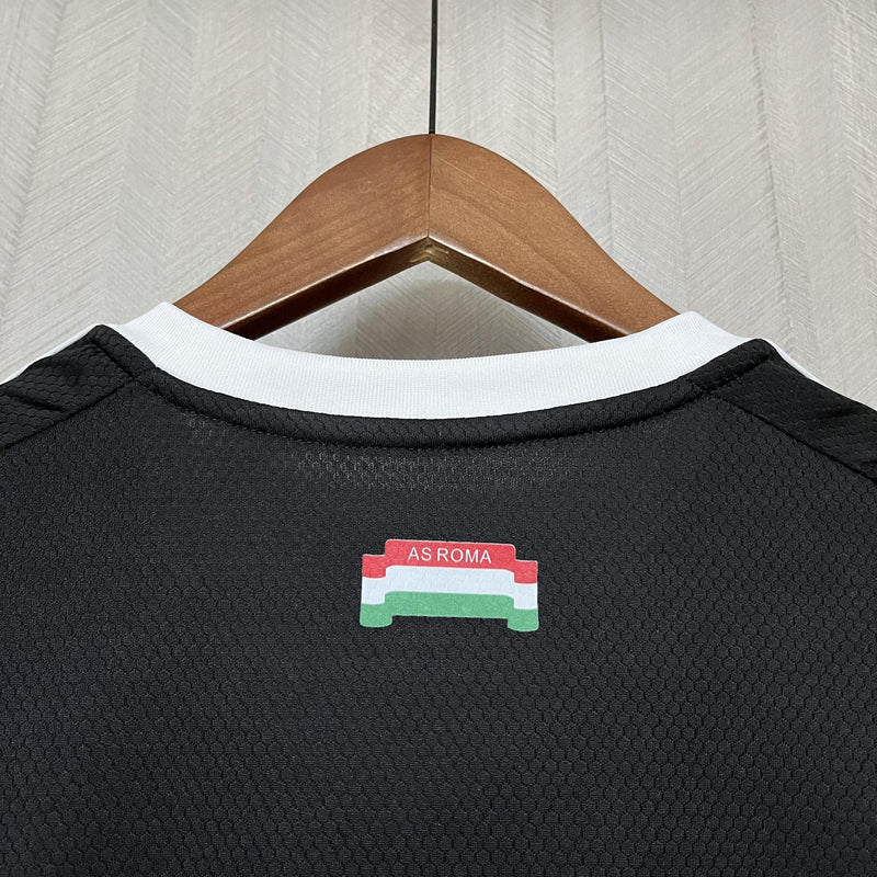 Camisa Roma 2024/25 Goleiro - Torcedor - Preta