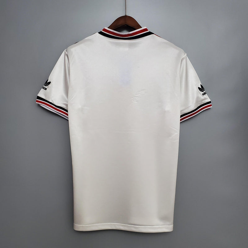 Camisa Retrô Manchester United 1985 II Away - Branca - Adidas