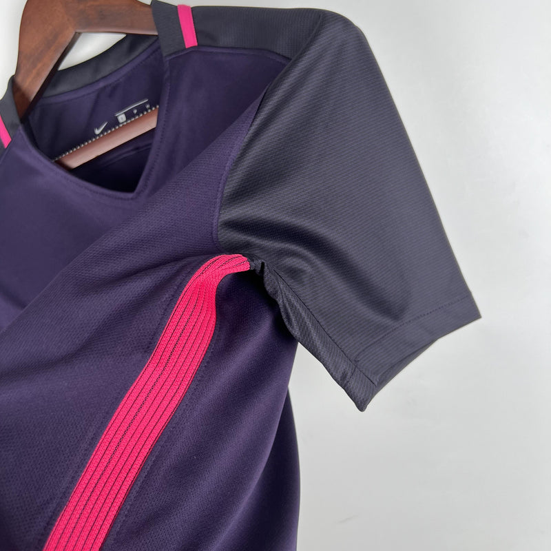 Camisa Retrô Barcelona 2016/2017 II Away - Roxa - Nike