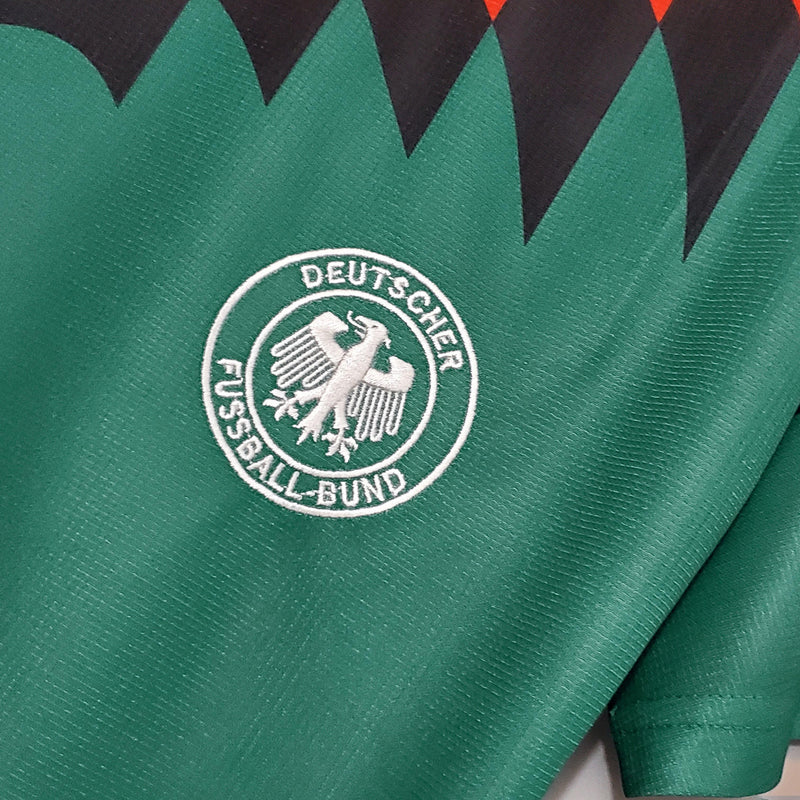 Camisa Retrô Alemanha 1994 II Away - Verde - Adidas