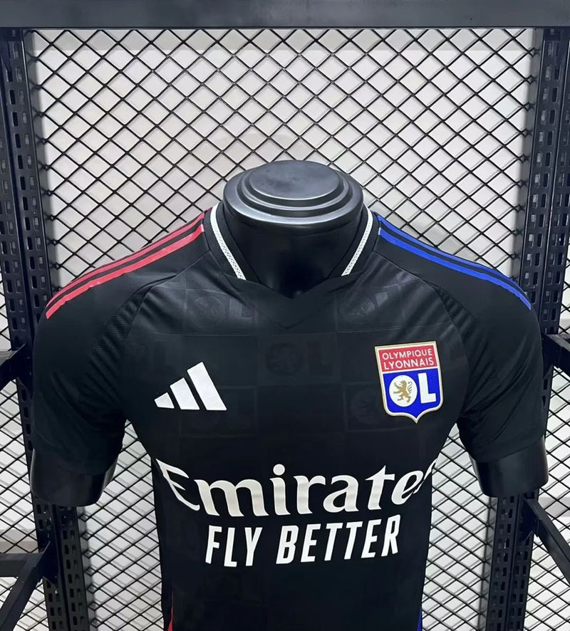 Camisa Lyon 2024/2025 II Away Preta - Jogador