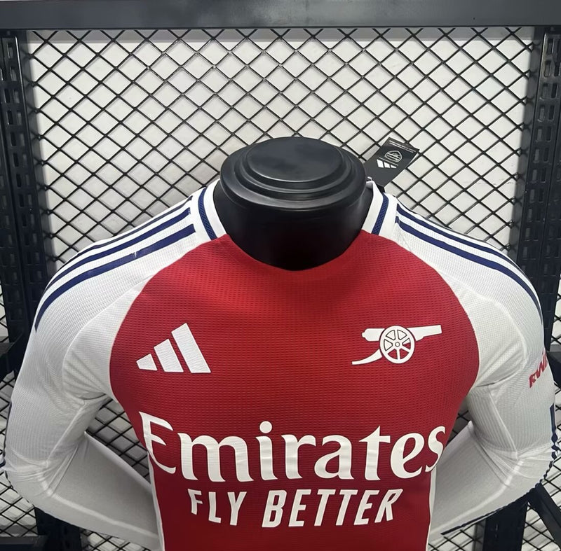 Camisa Arsenal 2024/2025 I Home - Jogador Manga Longa
