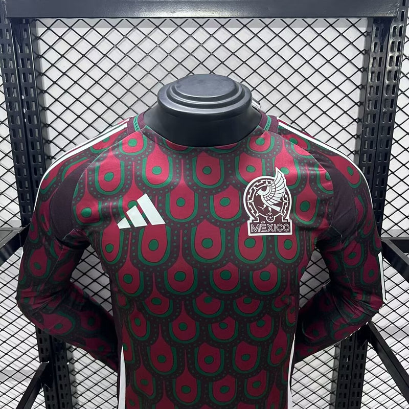 Camisa México 2024/25 I Home - Jogador Manga Longa