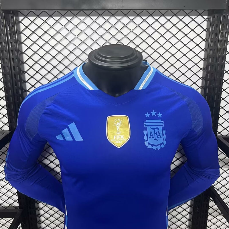 Camisa Argentina 2024/25 II Away - Jogador Manga Longa