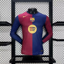 Camisa Barcelona 2024/2025 I Home - Manga Longa - Jogador