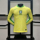 Camisa Brasil 2024/25 I Home - Jogador Manga Longa