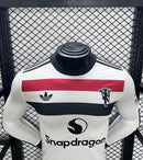 Camisa Manchester United 2024/2025 III Third Manga Longa Jogador Branca