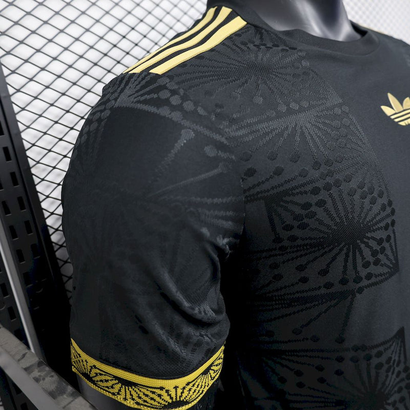 Camisa México 2025/2026 Preta Ouro - Jogador