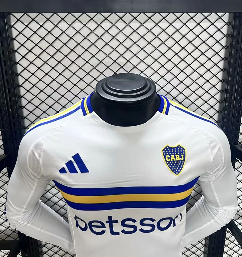 Camisa Boca Juniors 2024/2025 II Branca - Manga Longa Jogador