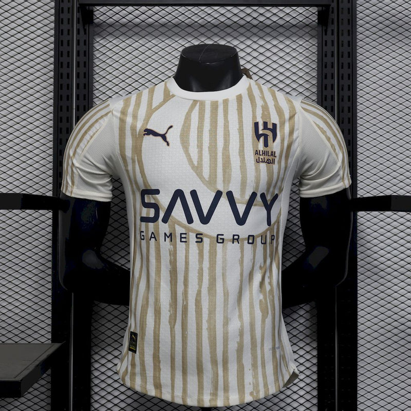 Camisa Al Hilal 2025/2026 II Away - Branca - Jogador
