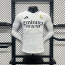 Camisa Real Madrid 2024/25 I Home - Jogador Manga Longa