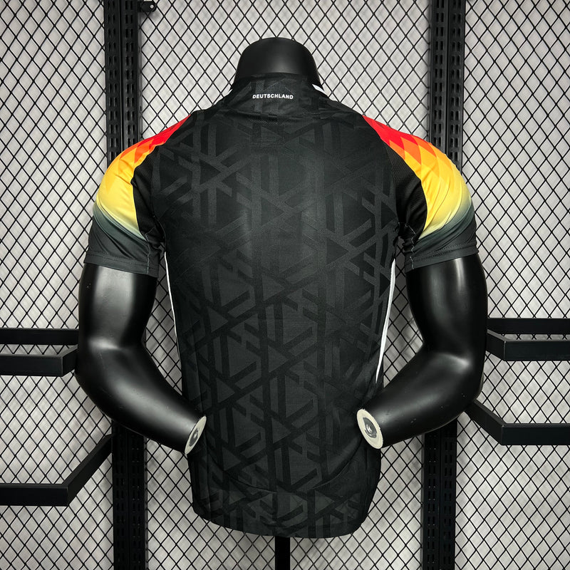 Camisa Alemanha 2024/25 Euro Pré-Jogo - Jogador - Preta